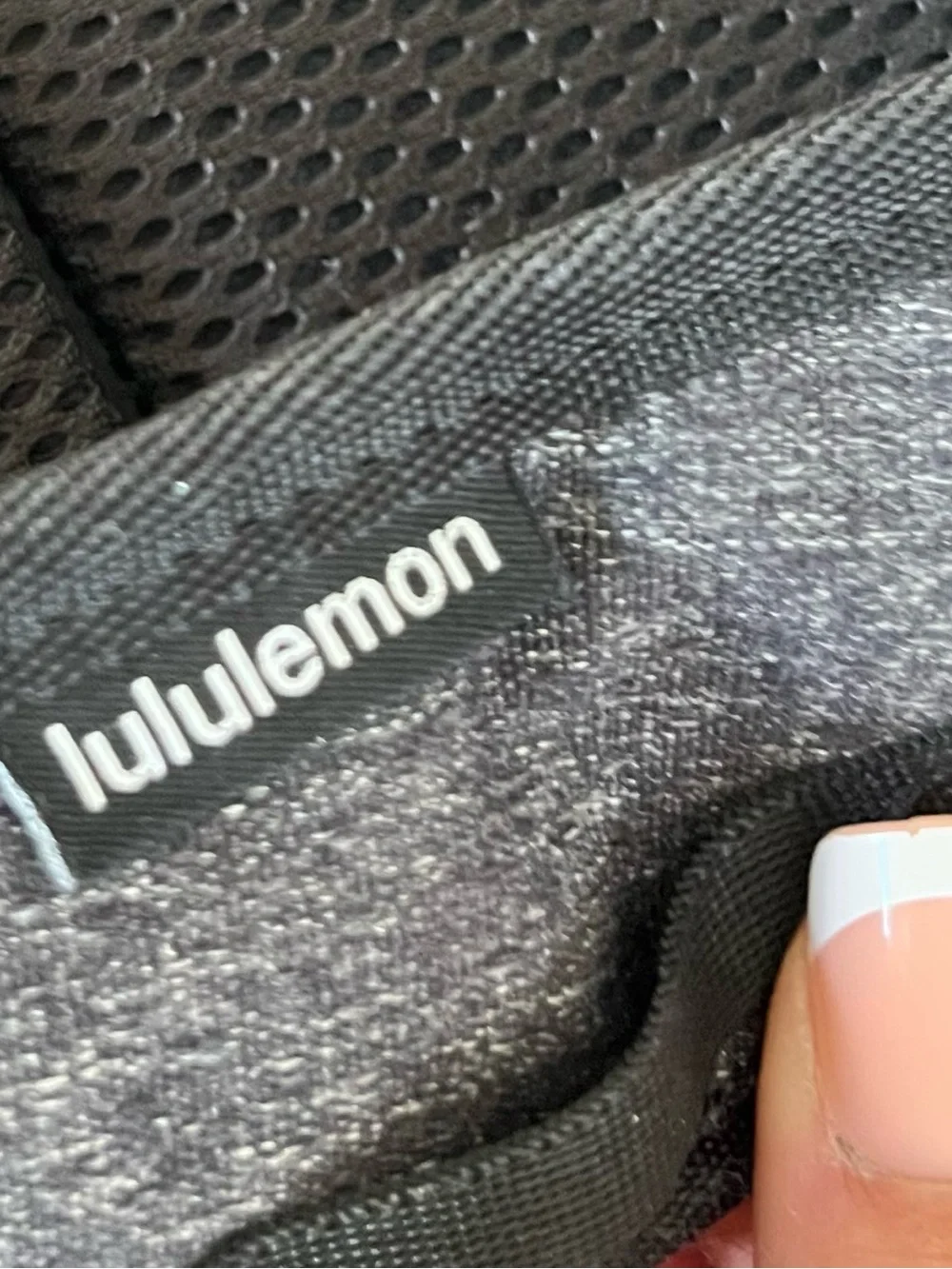 Lululemon Core Backpack Heathered Black Gray Black Large Athletic Travel Bag